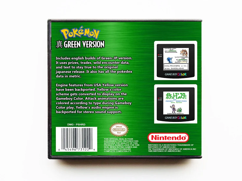 Pokemon 真 Shin Green (Gameboy GB) - Image 2